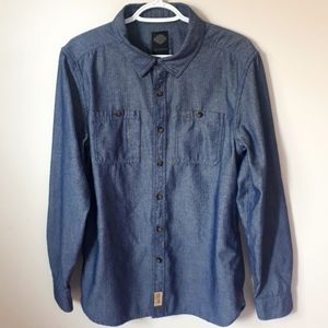 Harley Davidson Button Down Shirt Size Medium